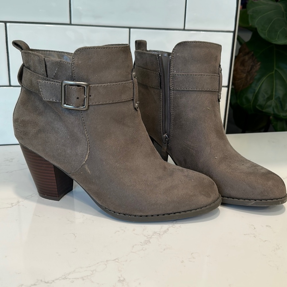 Torrid Grey Short Booties